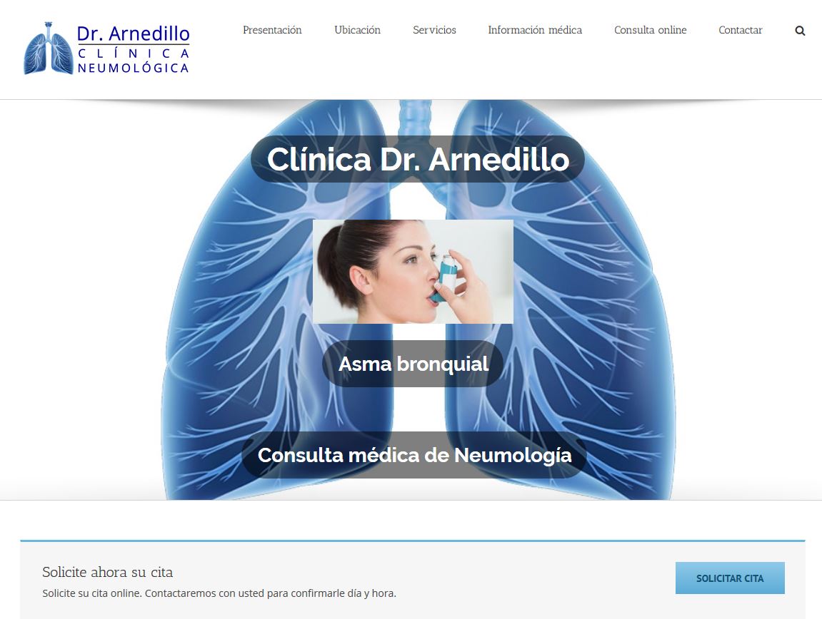 Nueva web de Clínica Dr. Arnedillo